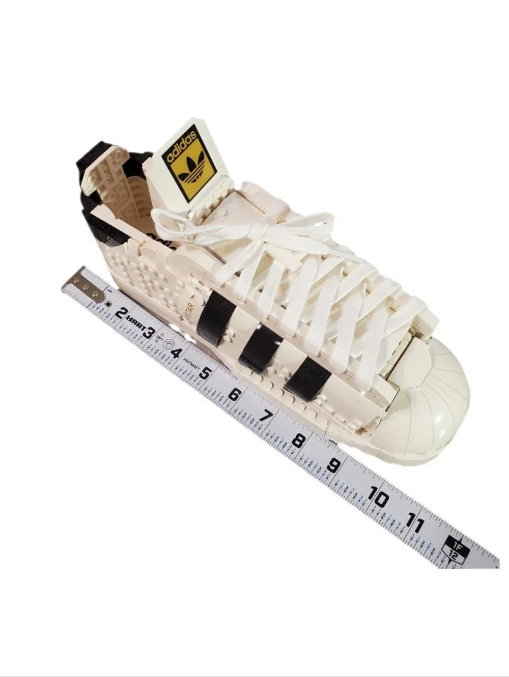 Lego Adidas Original Superstar White Sneaker Building Block Set (731 Pieces)